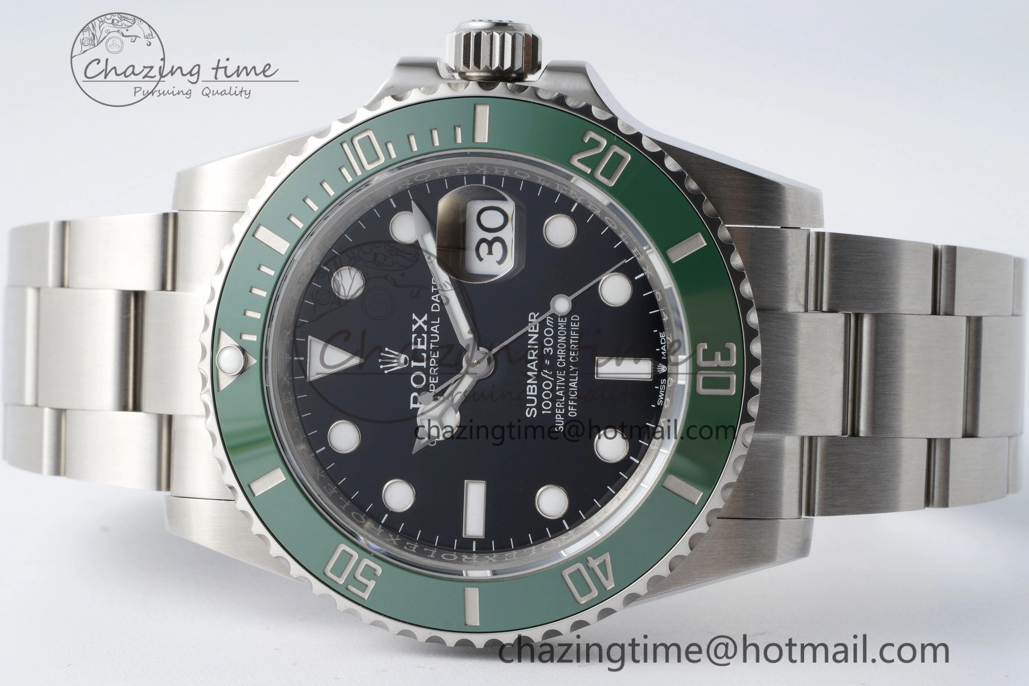 Submariner 41mm 126610 LV Kermit 904L Steel ZF 1:1 Best Edition VR3235