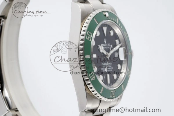 Submariner 41mm 126610 LV Kermit 904L Steel ZF 1:1 Best Edition VR3235