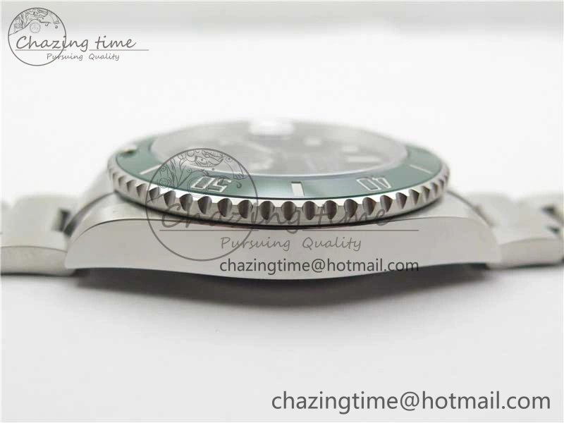 Submariner 41mm 126610 LV Kermit EWF Black Dial on SS Bracelet A3235