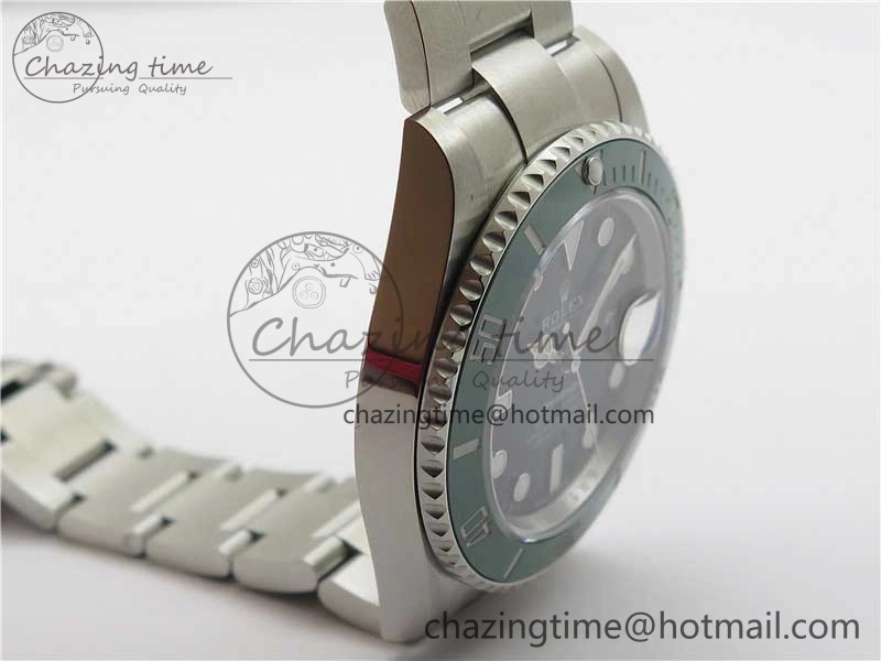Submariner 41mm 126610 LV Kermit EWF Black Dial on SS Bracelet A3235