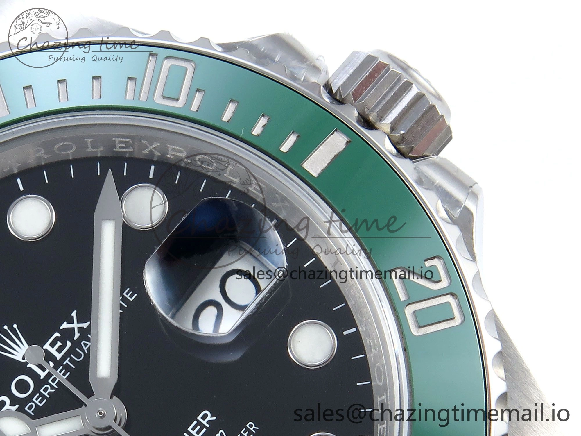 Submariner 41mm 126610 LV SS ARF 1:1 Best Edition Steel Green Dial 904L SS Oyster Bracelet SH3235
