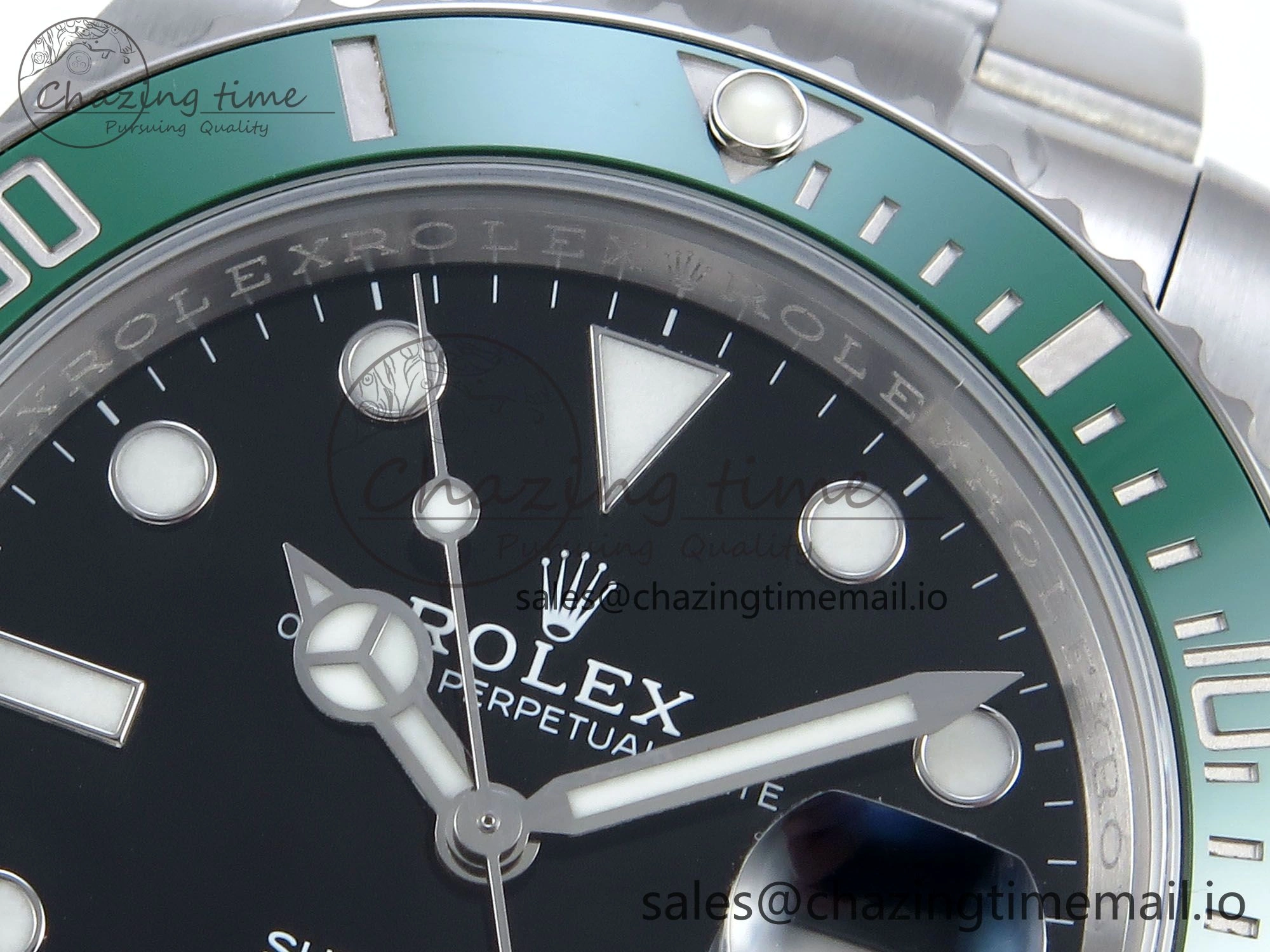 Submariner 41mm 126610 LV SS ARF 1:1 Best Edition Steel Green Dial 904L SS Oyster Bracelet SH3235
