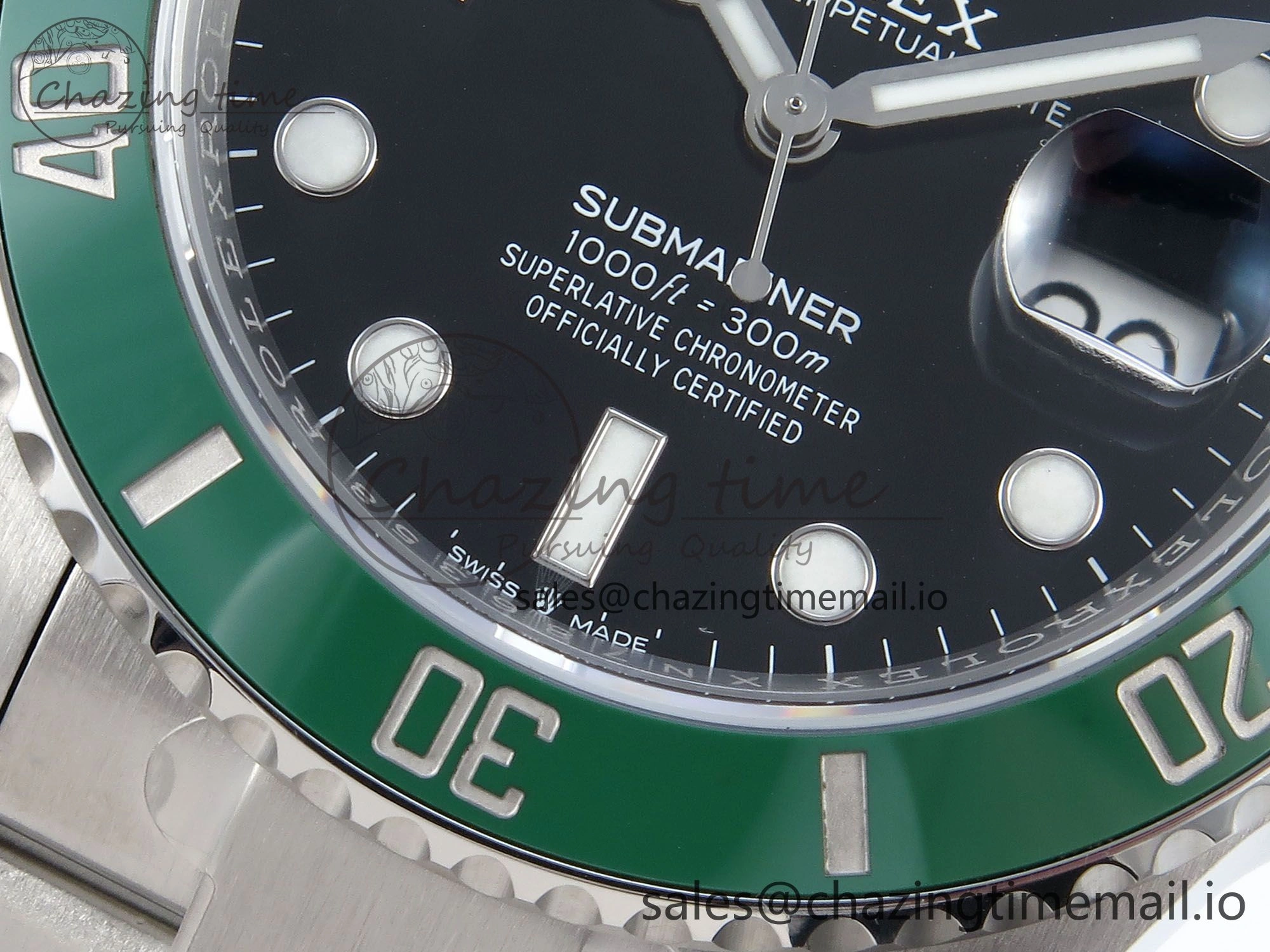 Submariner 41mm 126610 LV SS ARF 1:1 Best Edition Steel Green Dial 904L SS Oyster Bracelet SH3235