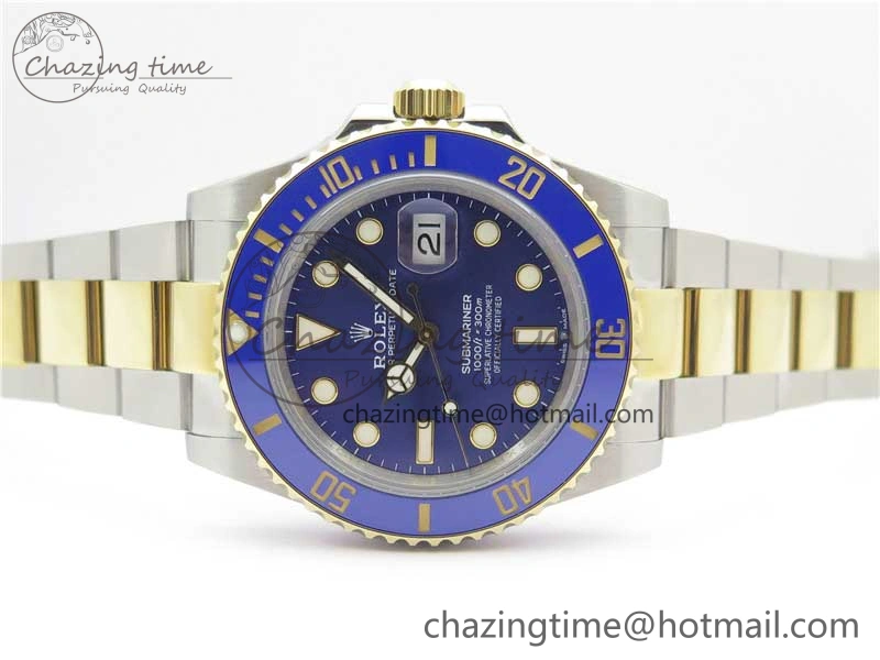 Submariner 41mm 126613 LB SS YG BP Maker Best Edition Blue Dial on SS YG Bracelet