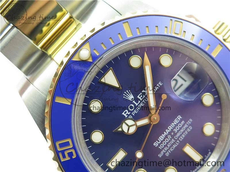 Submariner 41mm 126613 LB SS YG BP Maker Best Edition Blue Dial on SS YG Bracelet