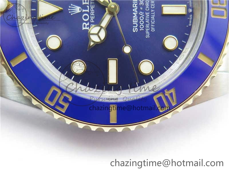 Submariner 41mm 126613 LB SS YG BP Maker Best Edition Blue Dial on SS YG Bracelet