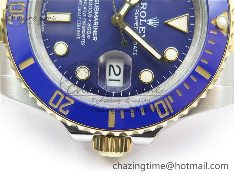 Submariner 41mm 126613 LB SS YG BP Maker Best Edition Blue Dial on SS YG Bracelet