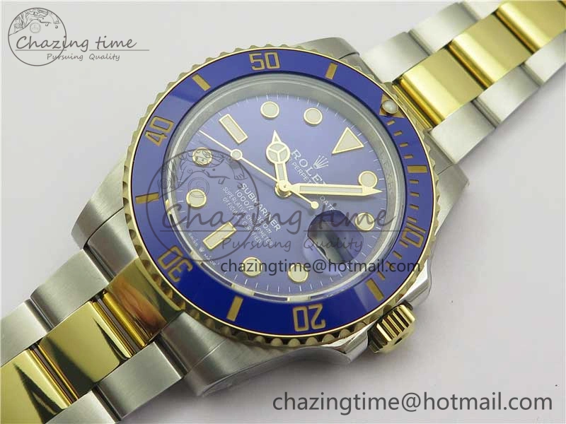 Submariner 41mm 126613 LB SS YG BP Maker Best Edition Blue Dial on SS YG Bracelet