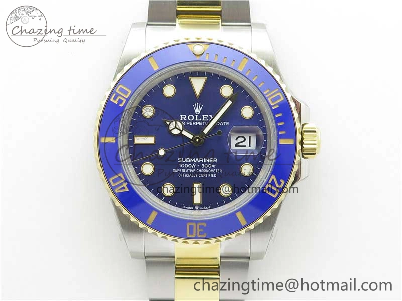 Submariner 41mm 126613 LB SS YG BP Maker Best Edition Blue Dial on SS YG Bracelet
