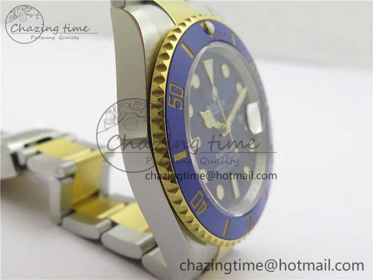 Submariner 41mm 126613 LB SS YG EWF Blue Dial on SS YG Bracelet A3235