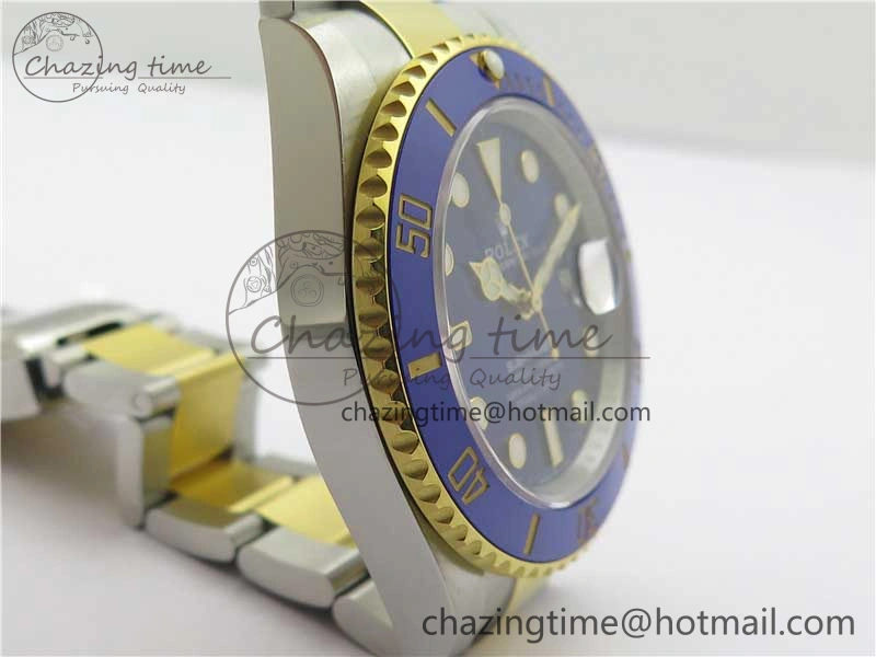 Submariner 41mm 126613 LB SS YG EWF Blue Dial on SS YG Bracelet A3235