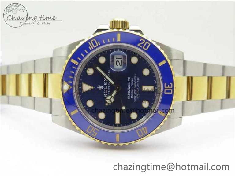 Submariner 41mm 126613 LB SS YG EWF Blue Dial on SS YG Bracelet A3235