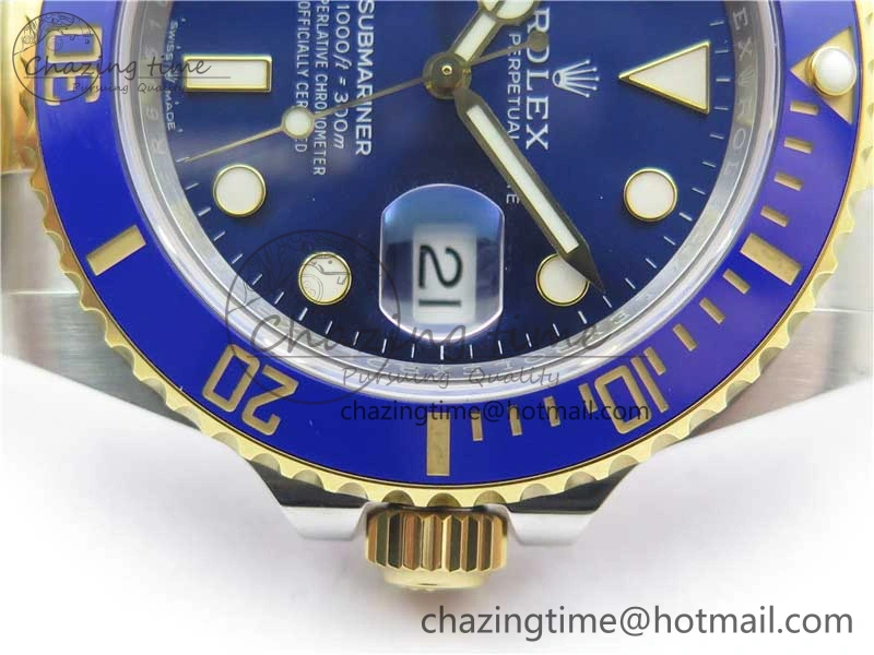 Submariner 41mm 126613 LB SS YG EWF Blue Dial on SS YG Bracelet A3235