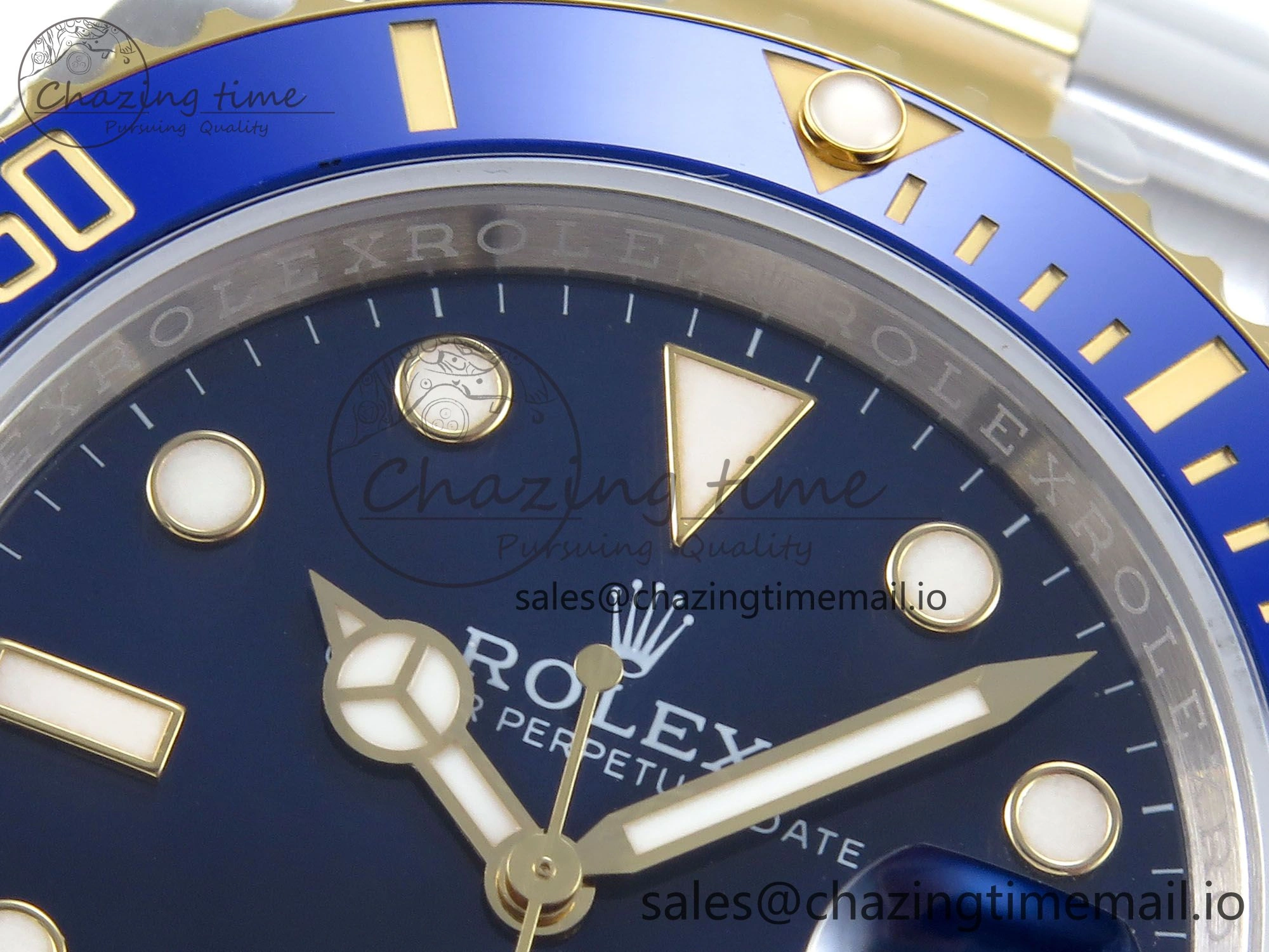 Submariner 41mm 126613 LB TWSF SS YG Blue Ceramic Blue Dial on SS YG Bracelet SH3235