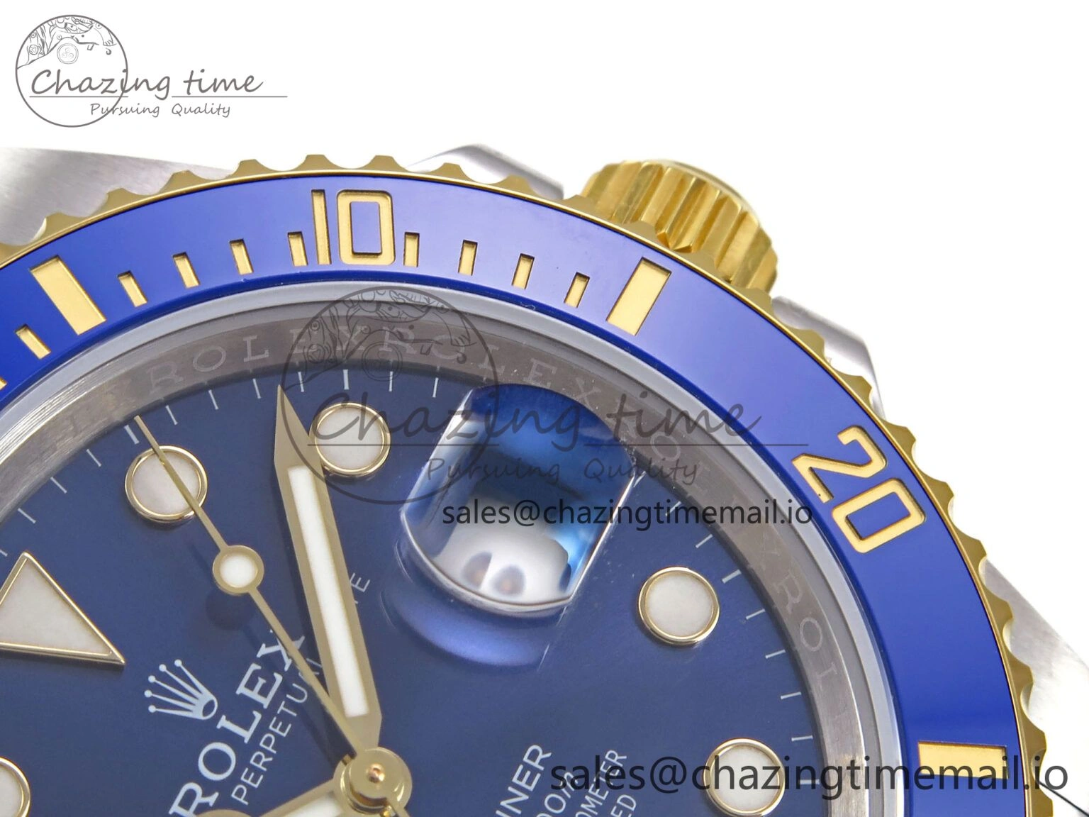 Submariner 41mm 126613 LB YG SS EWEF Best Edition Blue Dial on YG SS Bracelet A3235
