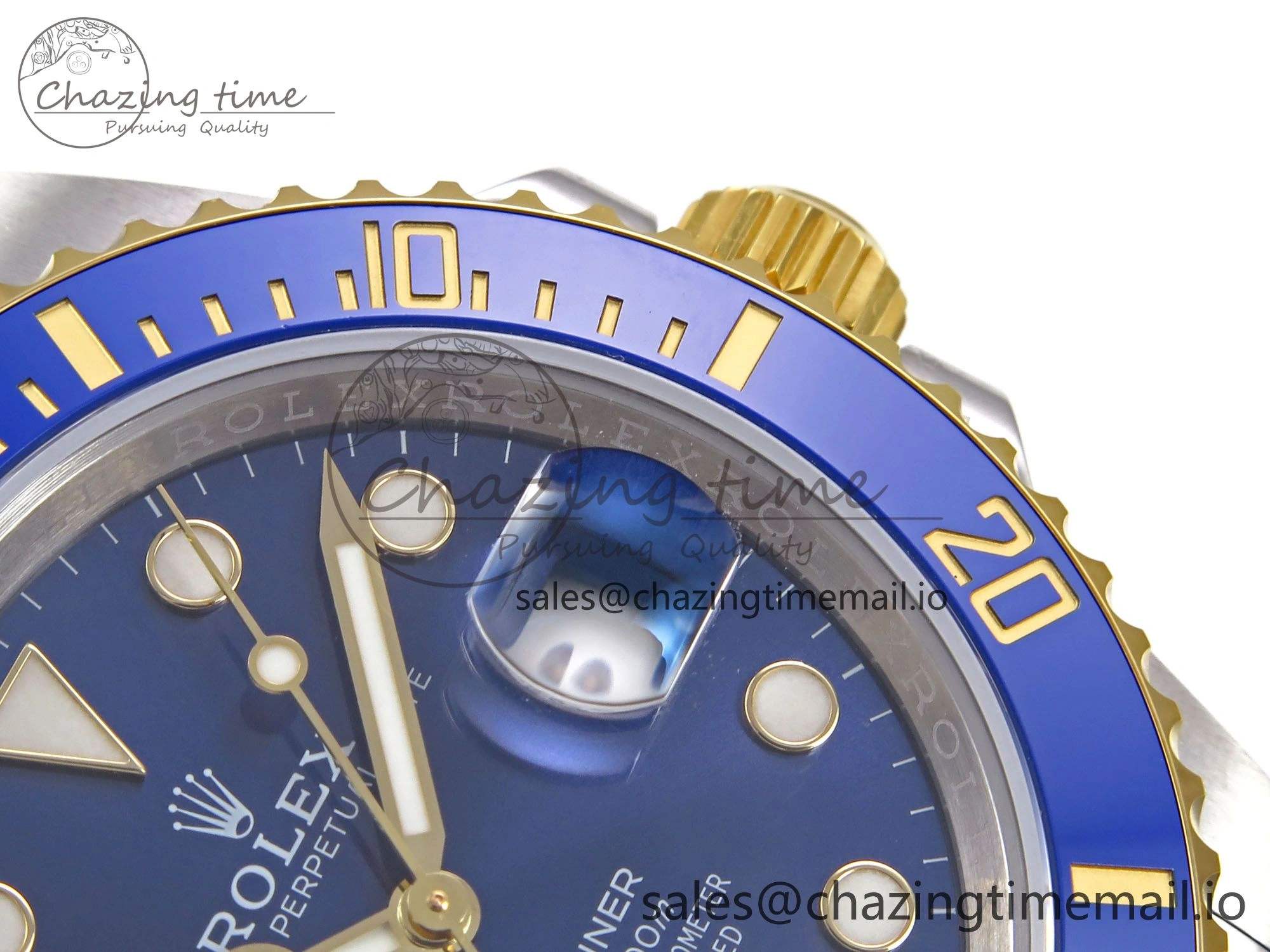 Submariner 41mm 126613 LB YG SS EWEF Best Edition Blue Dial on YG SS Bracelet A3235