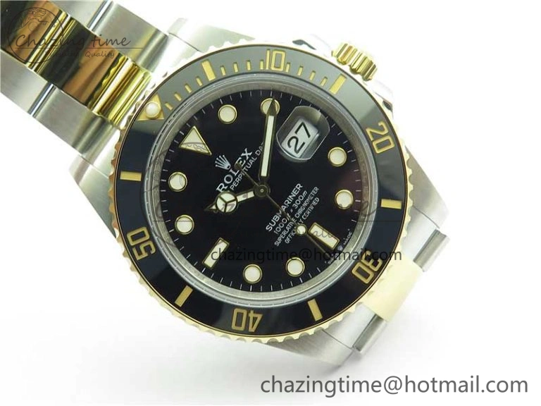 Submariner 41mm 126613 LN SS YG BP Maker Best Edition Black Dial on SS YG Bracelet