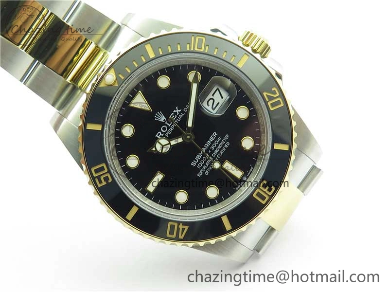 Submariner 41mm 126613 LN SS YG BP Maker Best Edition Black Dial on SS YG Bracelet