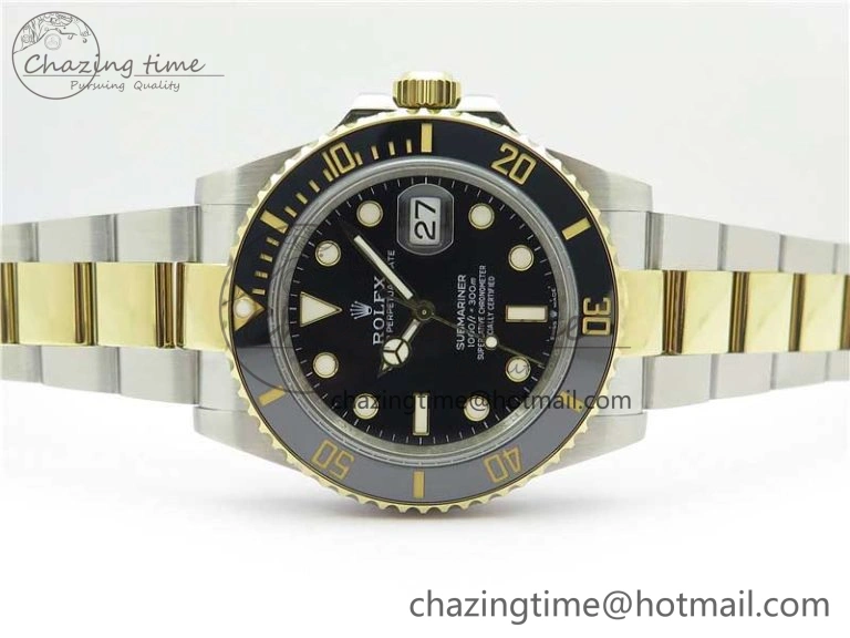 Submariner 41mm 126613 LN SS YG BP Maker Best Edition Black Dial on SS YG Bracelet