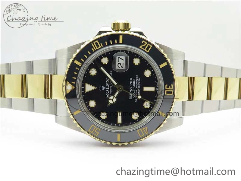 Submariner 41mm 126613 LN SS YG BP Maker Best Edition Black Dial on SS YG Bracelet
