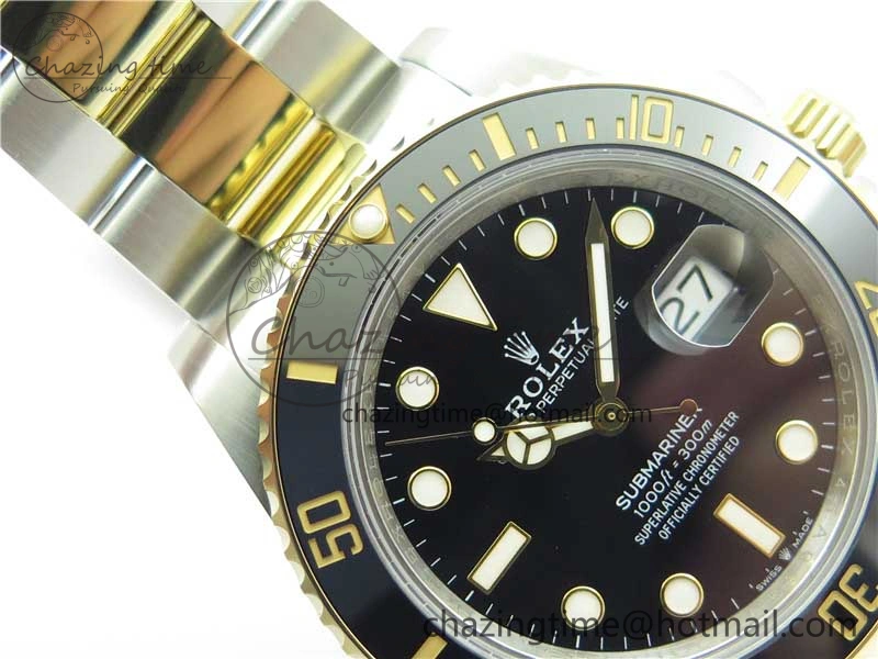 Submariner 41mm 126613 LN SS YG BP Maker Best Edition Black Dial on SS YG Bracelet