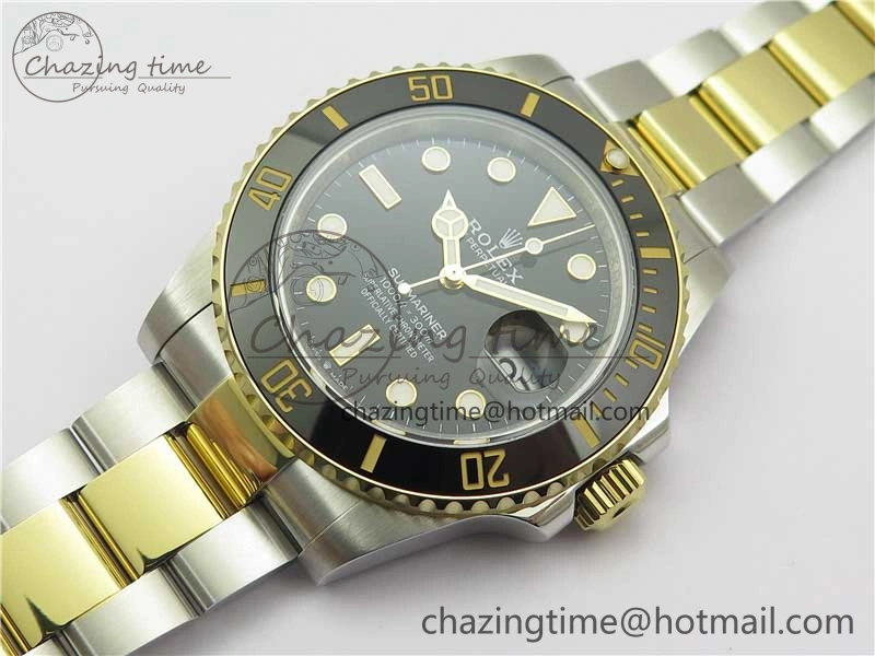 Submariner 41mm 126613 LN SS YG BP Maker Best Edition Black Dial on SS YG Bracelet