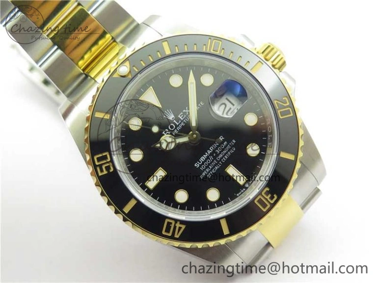 Submariner 41mm 126613 LN SS YG EWF Black Dial on SS YG Bracelet A3235