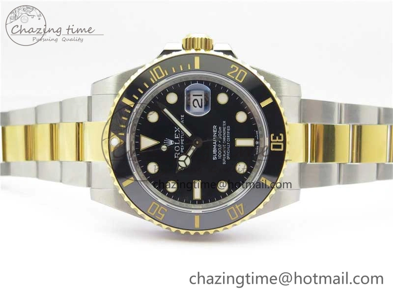 Submariner 41mm 126613 LN SS YG EWF Black Dial on SS YG Bracelet A3235