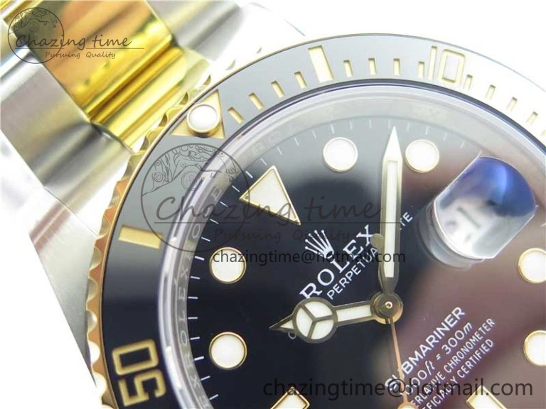 Submariner 41mm 126613 LN SS YG EWF Black Dial on SS YG Bracelet A3235
