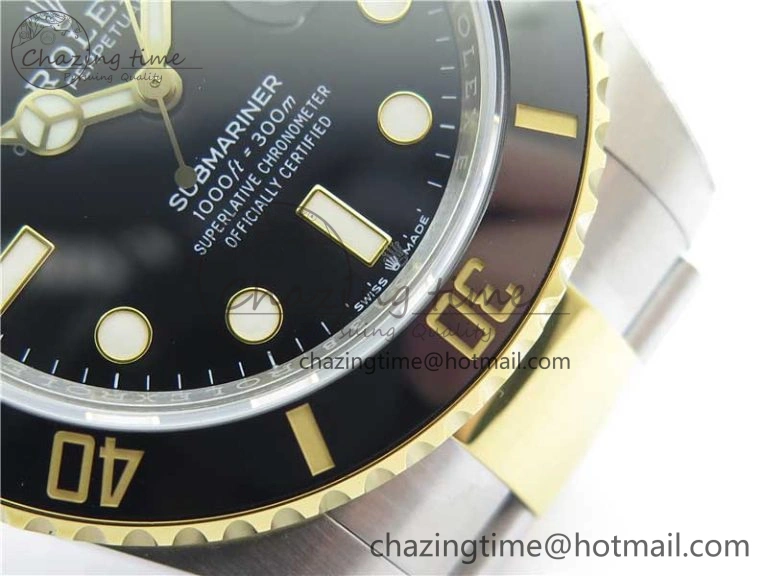 Submariner 41mm 126613 LN SS YG EWF Black Dial on SS YG Bracelet A3235