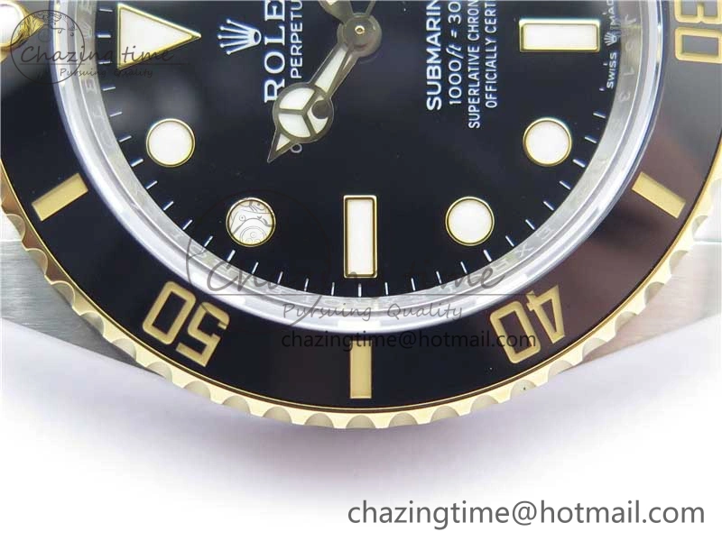 Submariner 41mm 126613 LN SS YG EWF Black Dial on SS YG Bracelet A3235