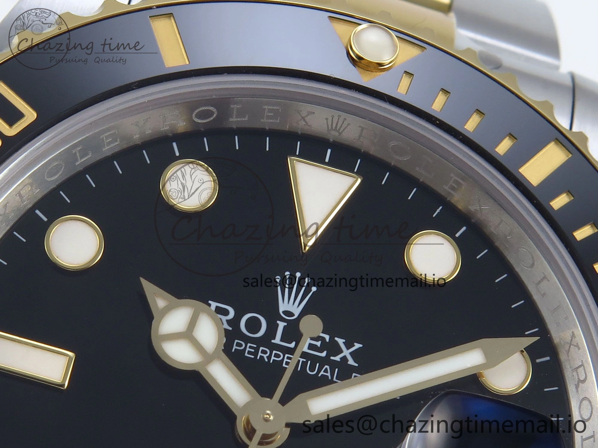 Submariner 41mm 126613 LN THBF 904L Black Ceramic 1:1 Best Edition on SS YG Bracelet SH3235