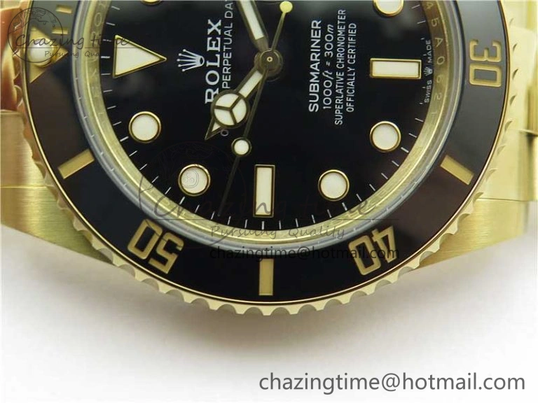 Submariner 41mm 126613 LN YG BP Maker Best Edition Black Dial on YG Bracelet