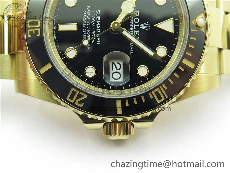 Submariner 41mm 126613 LN YG BP Maker Best Edition Black Dial on YG Bracelet