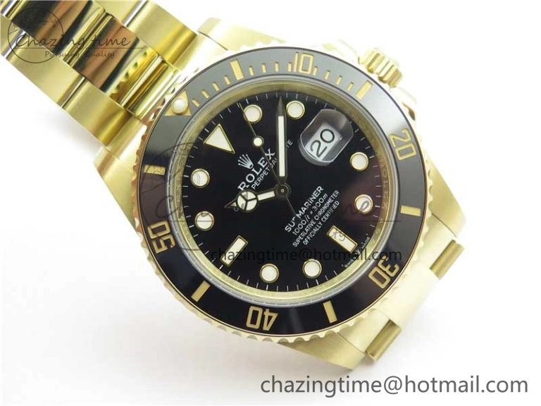 Submariner 41mm 126613 LN YG BP Maker Best Edition Black Dial on YG Bracelet