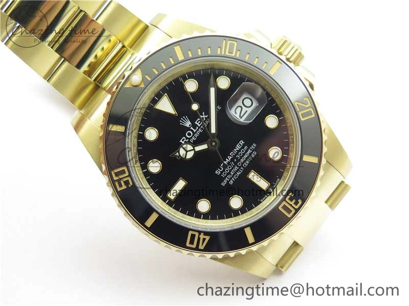 Submariner 41mm 126613 LN YG BP Maker Best Edition Black Dial on YG Bracelet
