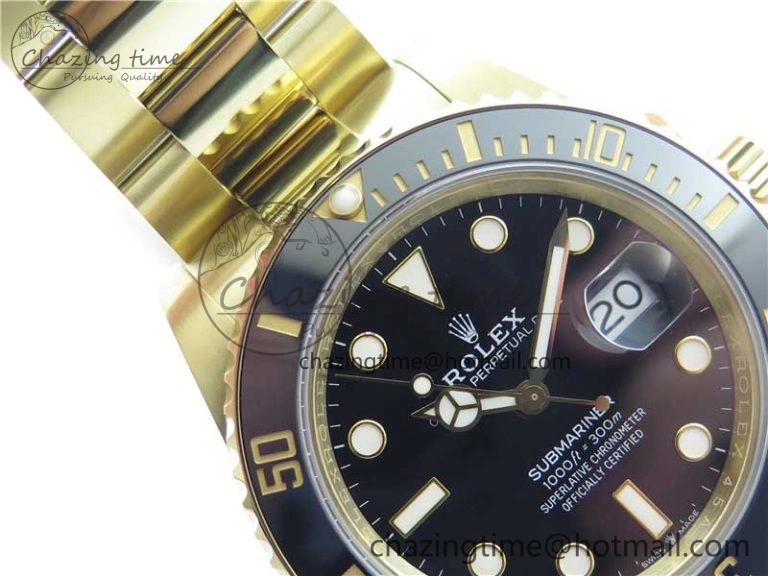 Submariner 41mm 126613 LN YG BP Maker Best Edition Black Dial on YG Bracelet