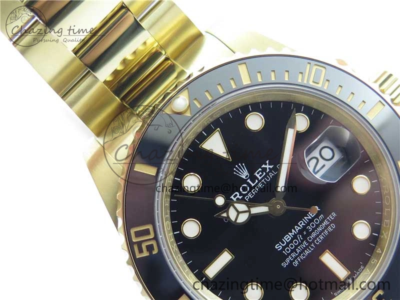 Submariner 41mm 126613 LN YG BP Maker Best Edition Black Dial on YG Bracelet