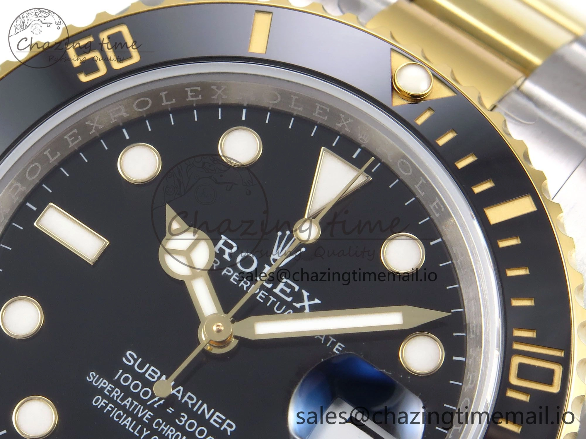Submariner 41mm 126613 LN YG SS EWEF Best Edition Black Dial on YG SS Bracelet A3235