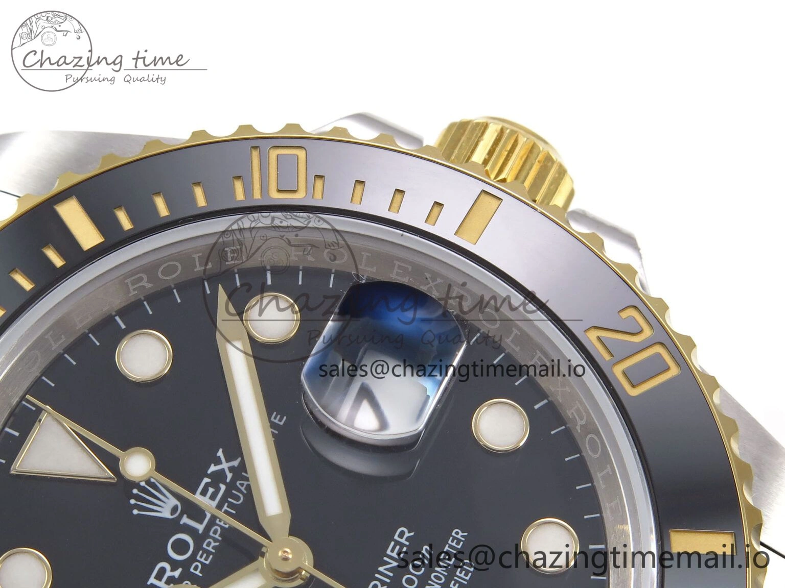 Submariner 41mm 126613 LN YG SS EWEF Best Edition Black Dial on YG SS Bracelet A3235