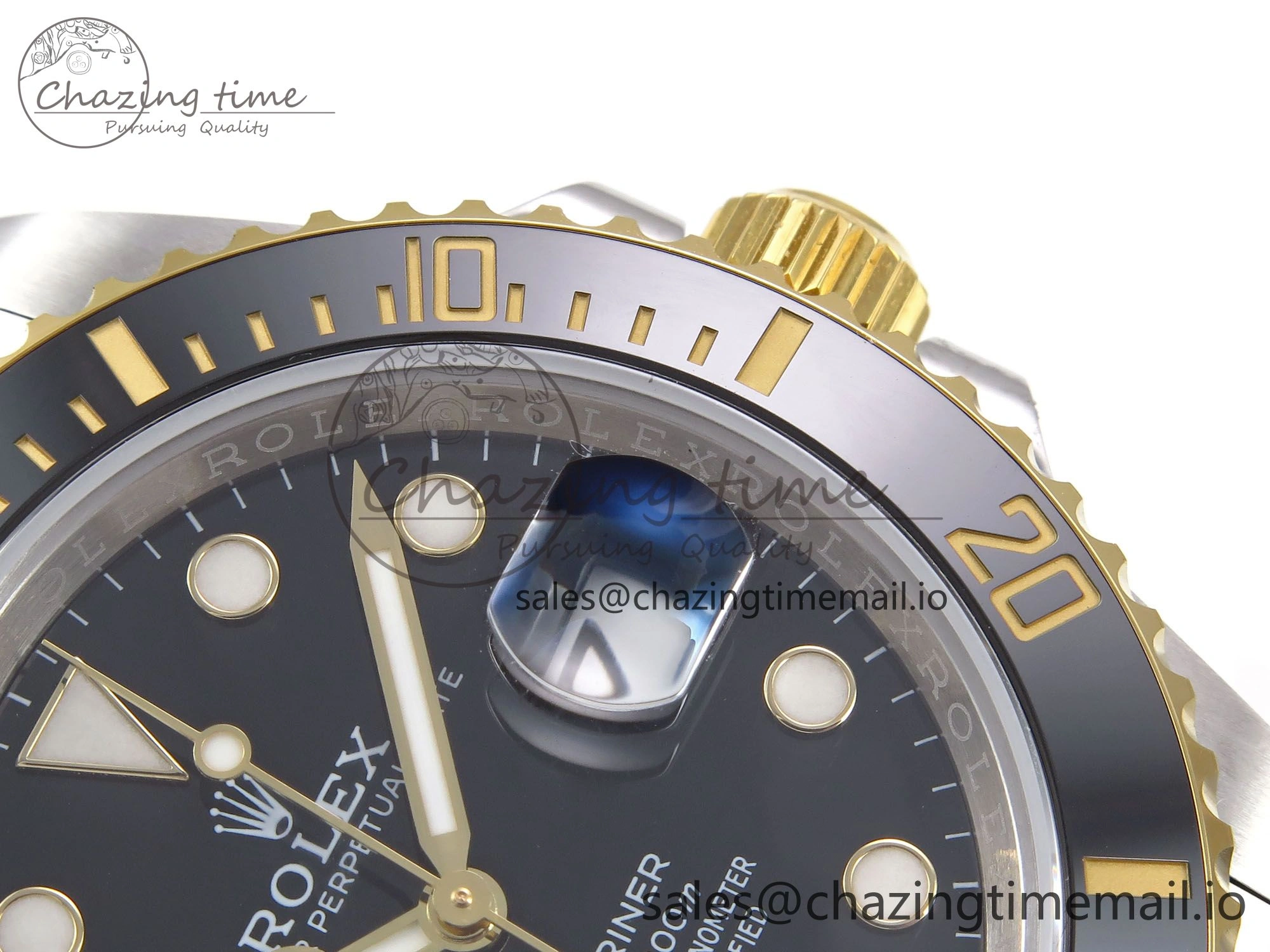 Submariner 41mm 126613 LN YG SS EWEF Best Edition Black Dial on YG SS Bracelet A3235