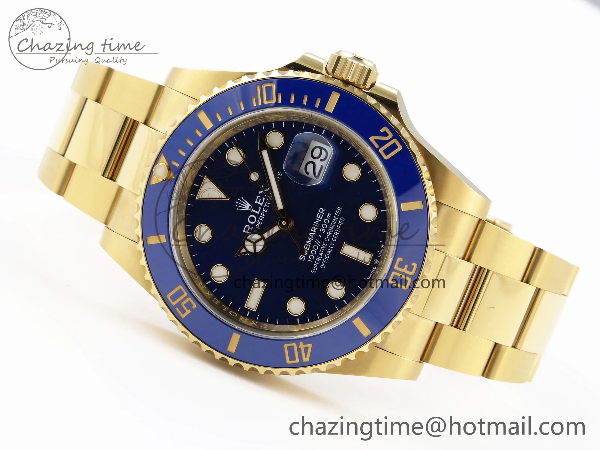 Submariner 41mm 126618 LB Blue Ceramic 904L Steel Clean 1:1 Best Edition VR3235