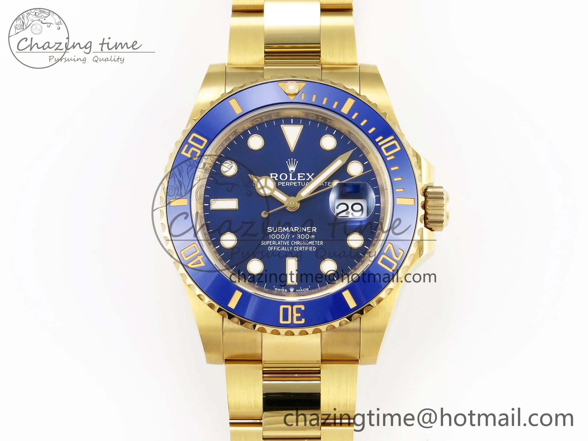 Submariner 41mm 126618 LB Blue Ceramic 904L Steel Clean 1:1 Best Edition VR3235
