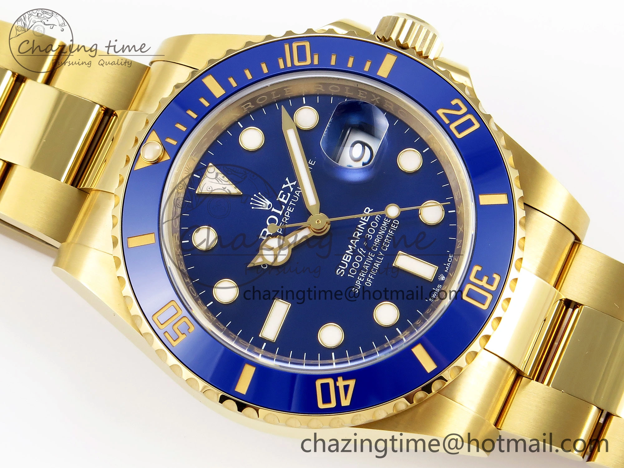 Submariner 41mm 126618 LB Blue Ceramic 904L Steel Clean 1:1 Best Edition VR3235
