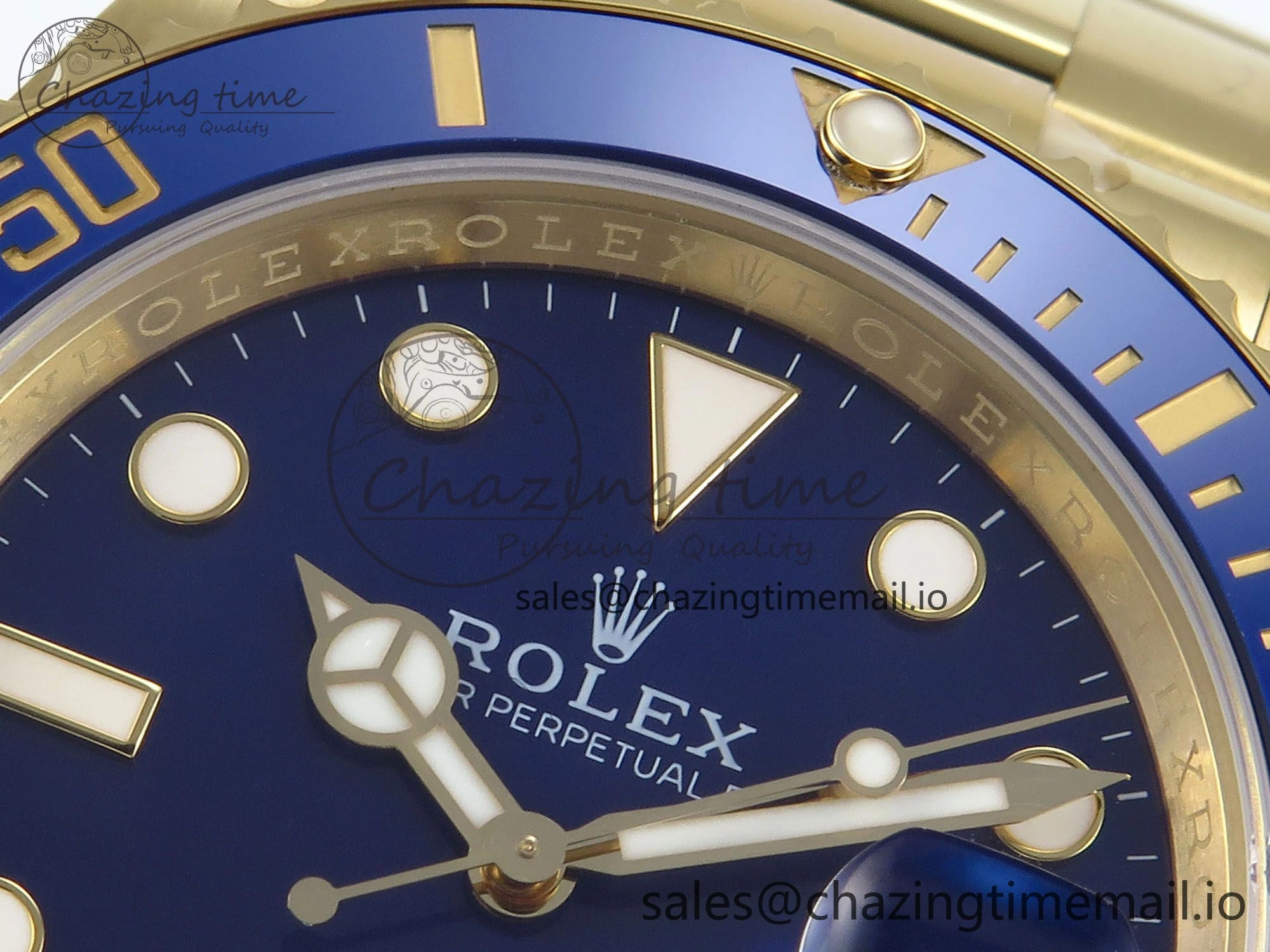 Submariner 41mm 126618 LB THBF 904L Blue Ceramic 1:1 Best Edition on YG Bracelet SH3235