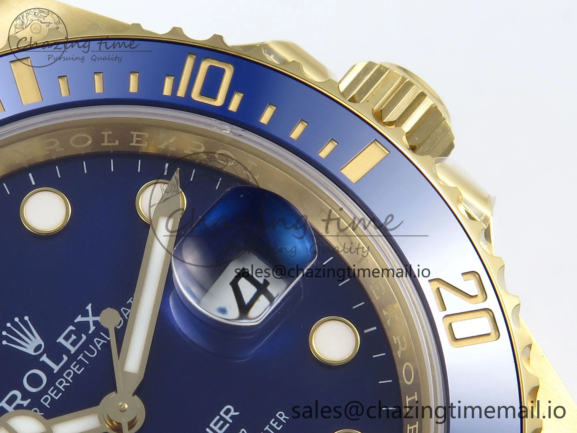Submariner 41mm 126618 LB THBF 904L Blue Ceramic 1:1 Best Edition on YG Bracelet SH3235