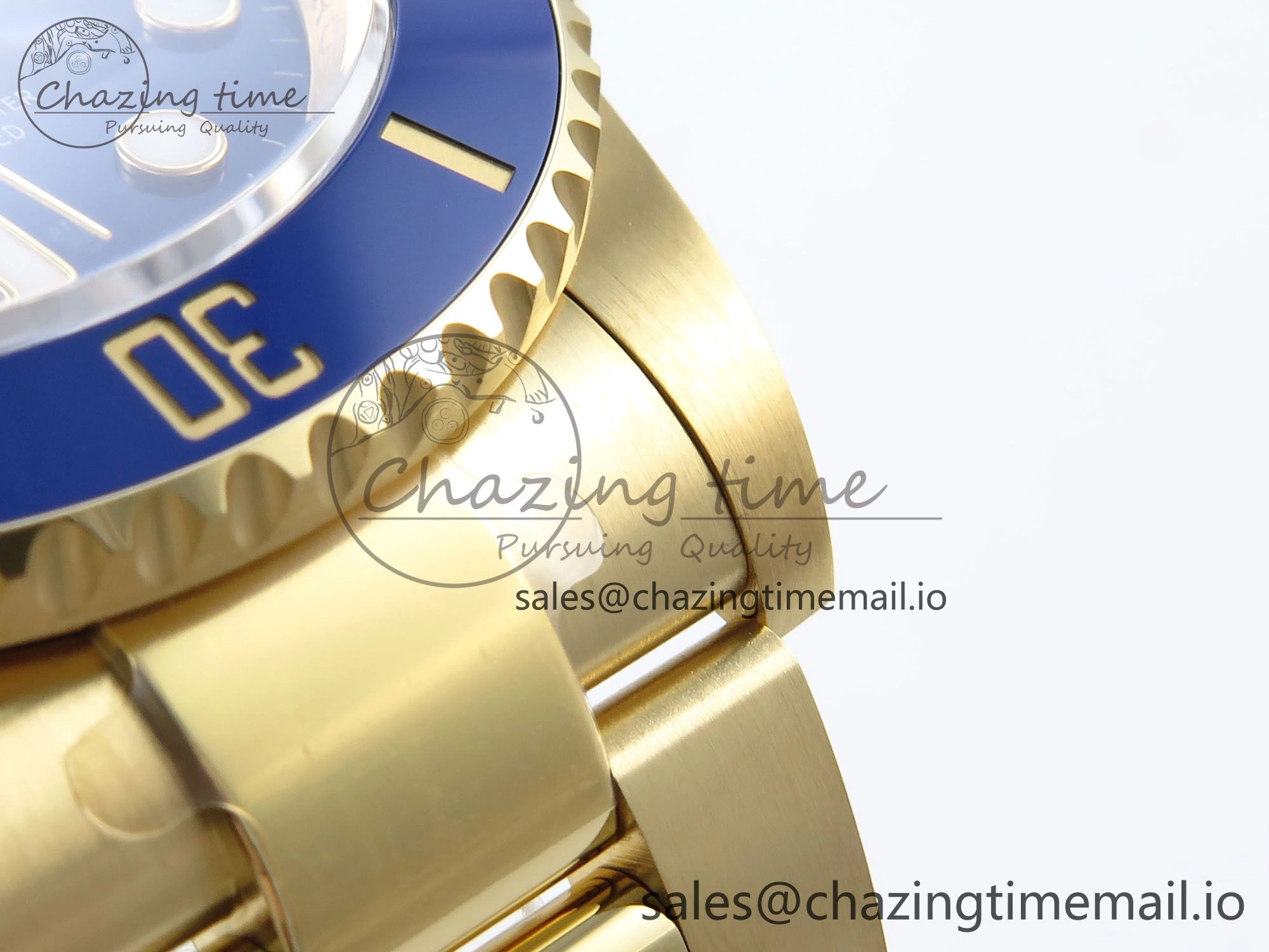 Submariner 41mm 126618 LB TWSF YG Blue Ceramic Blue Dial on YG Bracelet SH3235