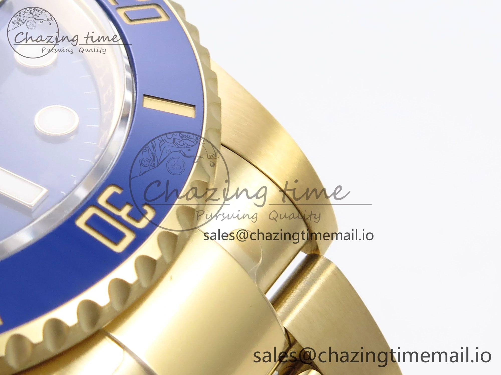 Submariner 41mm 126618 LB YG EWEF Best Edition Blue Dial on YG Bracelet A3235