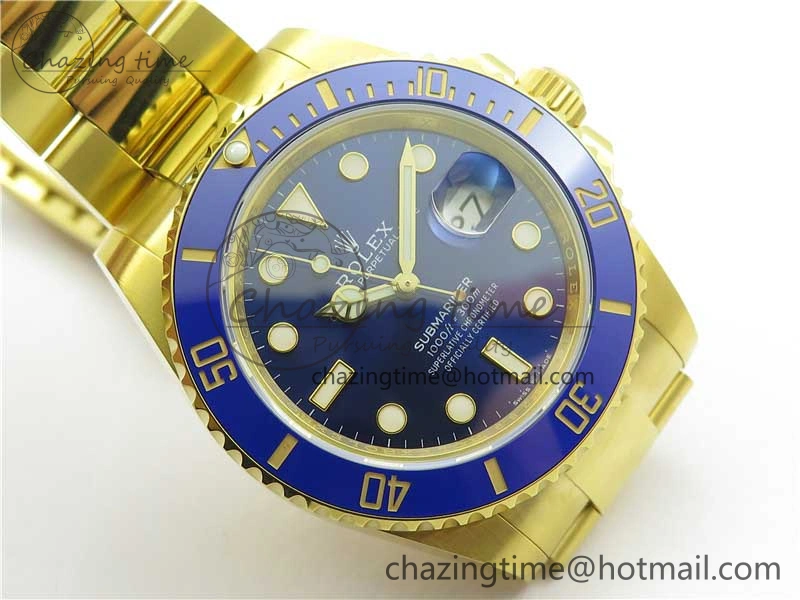 Submariner 41mm 126618 LB YG EWF Blue Dial on YG Bracelet A3235