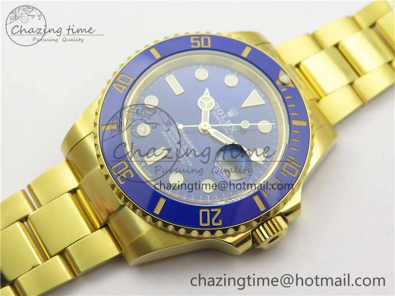 Submariner 41mm 126618 LB YG EWF Blue Dial on YG Bracelet A3235
